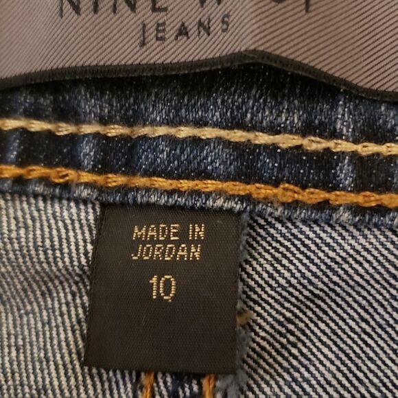 Nine West Bootcut stretch jeans size 10 average - Picture 3 of 6